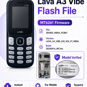Lava A3 Vibe MT6261 Flash File