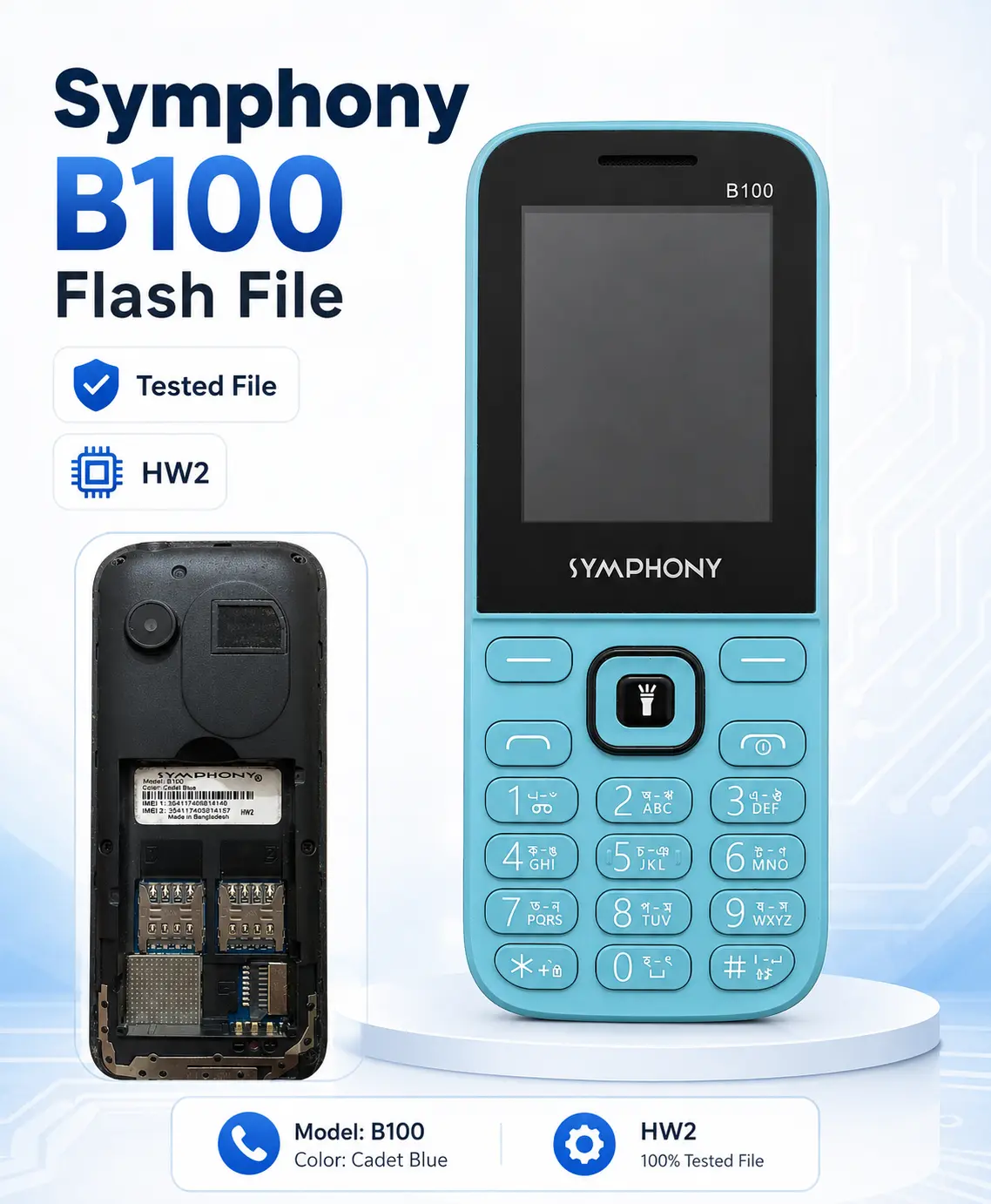 Symphony B100 Flash File SC6531E HW2 Tested Download GSMFileBD